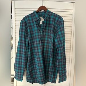 Men’s plaid dress shirt